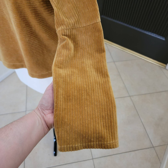 Madewell Top Turtleneck Long Sleeves Fall Velour Corduroy Mockneck XXS AE617 - Picture 3 of 11